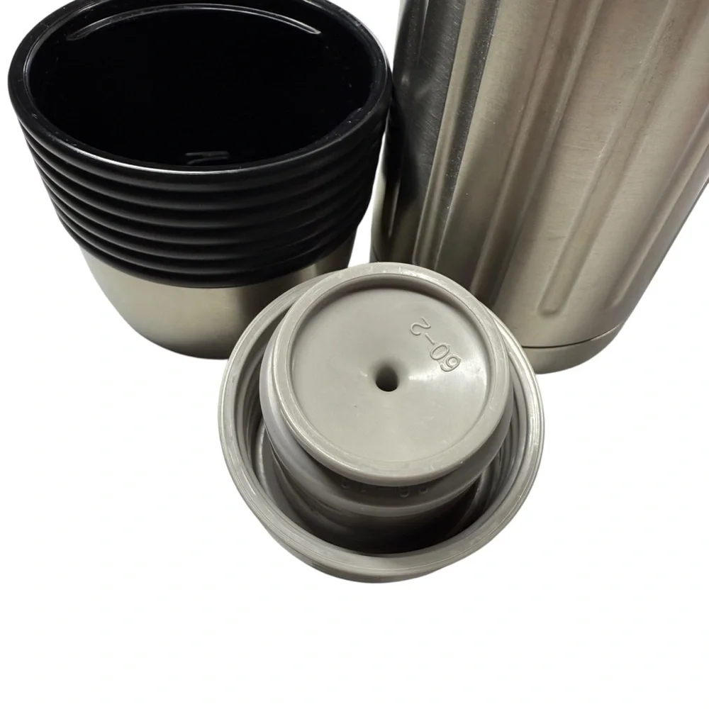 Vintage Starbucks Groovy Slim Stainless Steel Travel Thermos